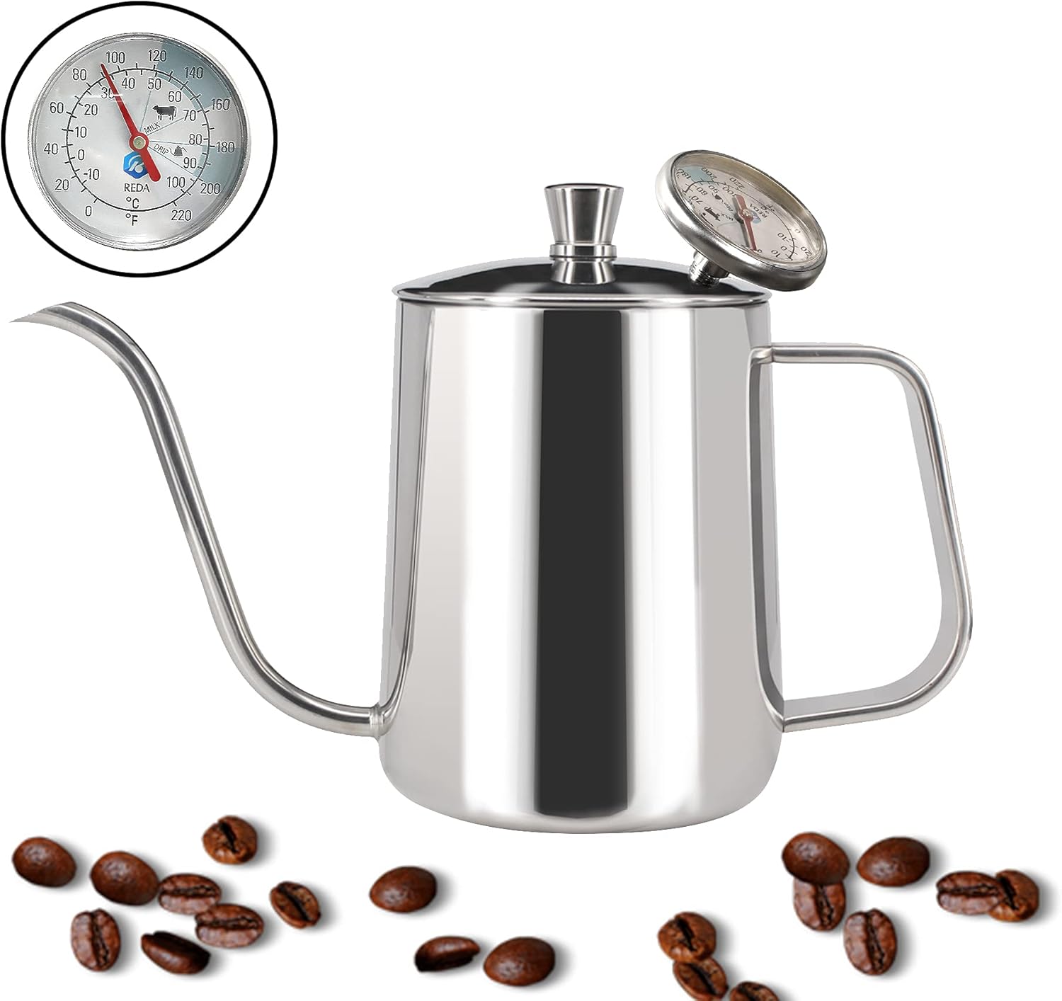 Coffee Kettle,Stainless Steel Pour Over Coffee Maker