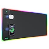 3-in-1 RGB Gaming Mouse Pad with Magnetic Wireless Charging, 31.5