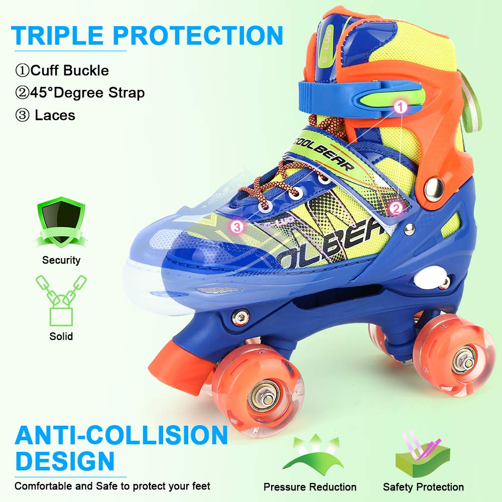 Buy Sowume Adjustable Roller Skates for Girls and Women, All 8 Wheels