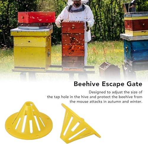 Miniatura 9 de TOPINCN 20 Pcs Beehive Entrance Exit Cone Gate Beekeeping Hive Export Escaper Accessories Tools Plastic Pack Gate Door Hive Beehive Packing Tools