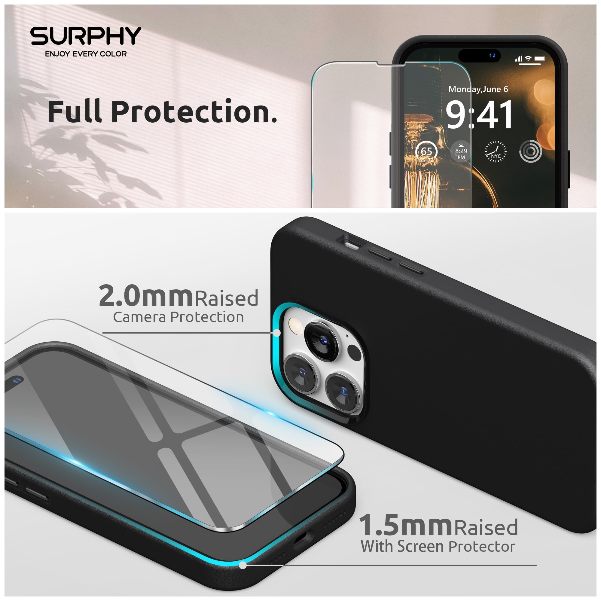 ELTRAZONE Leather Case Compatible With IPhone 14 Pro Max Case 6 7 Inch Premium Pu Leather Phone Case Cover With Metallic Buttons Microfiber Lining For Iphone 14 Pro Max 2022 Brown - View #12