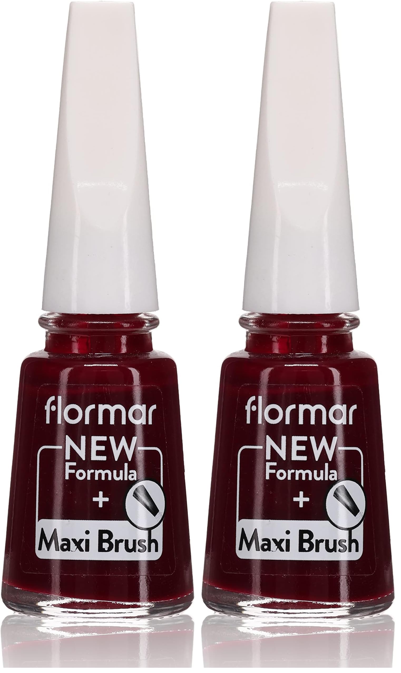 Flormar Klasik Parlak Bitişli Yüksek Pigmentli Oje Nail Enamel 306 Lost in Bordeaux New (2 paketi)