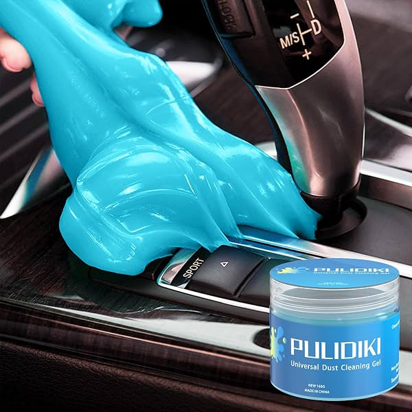 Gel Limpiador para Auto PULIDIKI Masilla Limpiadora, Limpiador Universal de Interiores de Auto | Kit de Limpieza Perfecto, Limpiador Slime para Auto, Herramientas de Detallado Automotriz Accesorios para Auto, Quita Polvo Regalos para Hombres Mujeres Gel Limpiador para Auto