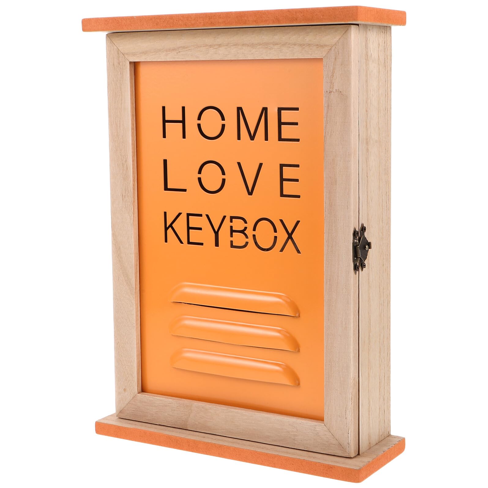 Caja decorativa para entrada y hogar con ganchos organizadores de llaves interiores