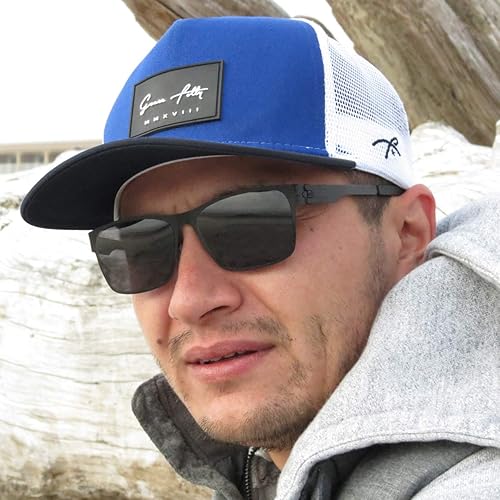 Miniatura 52 de Grace Folly - Gorra trucker unisex gorra de malla con cierre trasero negro (Black with Fade)