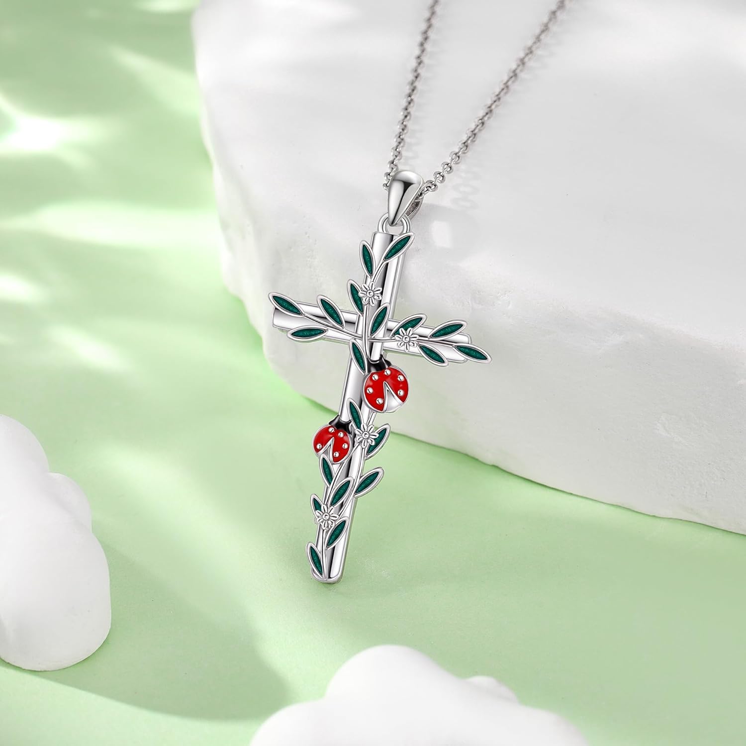 Stethoscope/Dove/Baseball Cross/RN Caduceus/Infinity Stethoscope Necklace Sterling Silver Medical Necklace for Women Graduation Gifts for Doctor Nurse Medical Student RN - Image 4