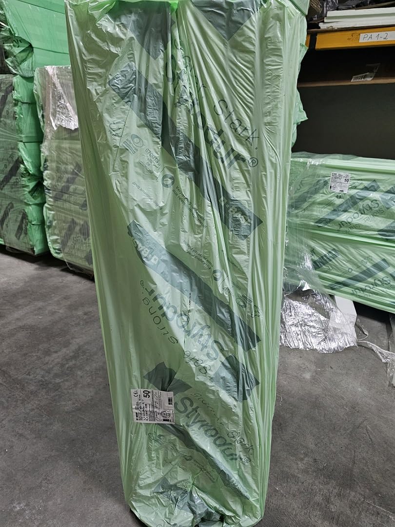 Polystyrol-Hartschaumpl. XPS Styrodur 3035 CS glatt 1.265 x 615 (1250 x 600) Falz (80 mm, 2)