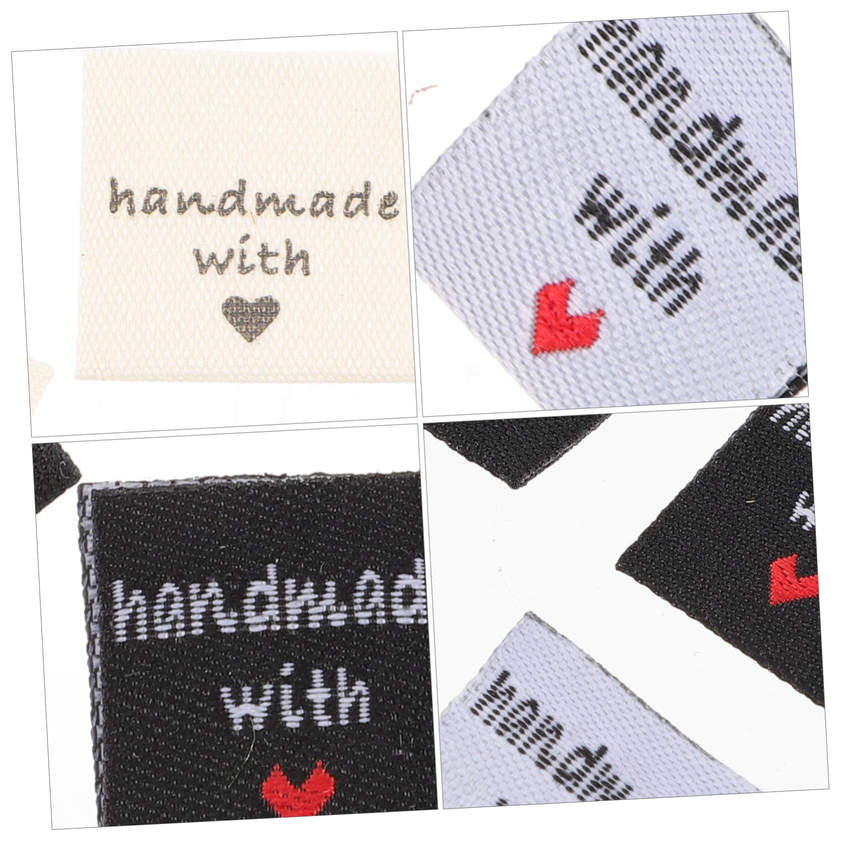 Gadpiparty 5 Set Etichette Per Abbigliamento Fatte Mano Etichette Collare Per Accessori Per Cucito Per Diy Gialle 150 Pezzi * 5