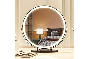 Vlsrka Round LED Makeup Mirror