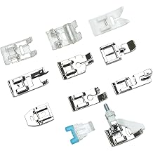 Willingood 11 Piece Multifunctional Presser Foot Sewing Feet Accessory Set for Sewing Machines from W6 Brother Singer Privilege Janome Husqvarna and More