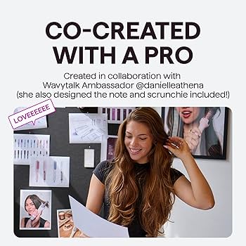 Amazon.com : Wavytalk Pro Steam Hair Straightener Brush, Steamline