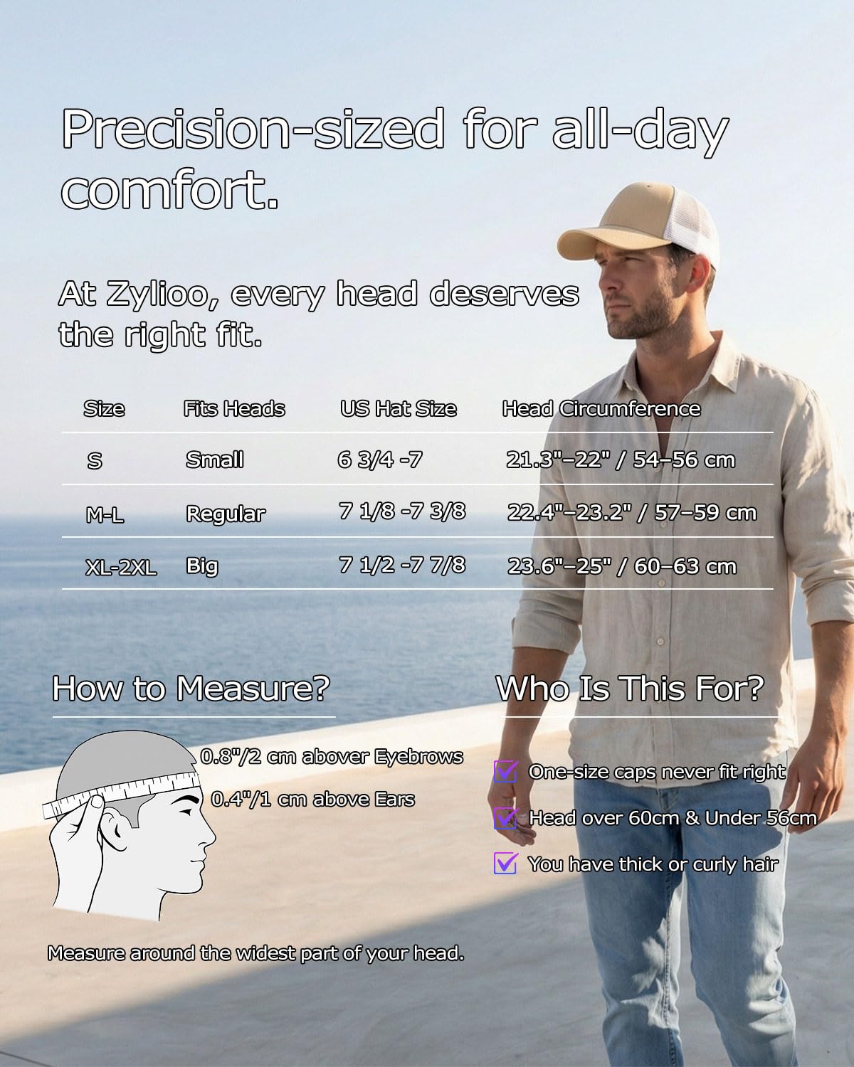 Feng Shui， Czapka typu Trucker XL/XXL Duża czapka z daszkiem Męskie czapki damskie dla dużych/małych głów Letnia siateczkowa czapka do biegania