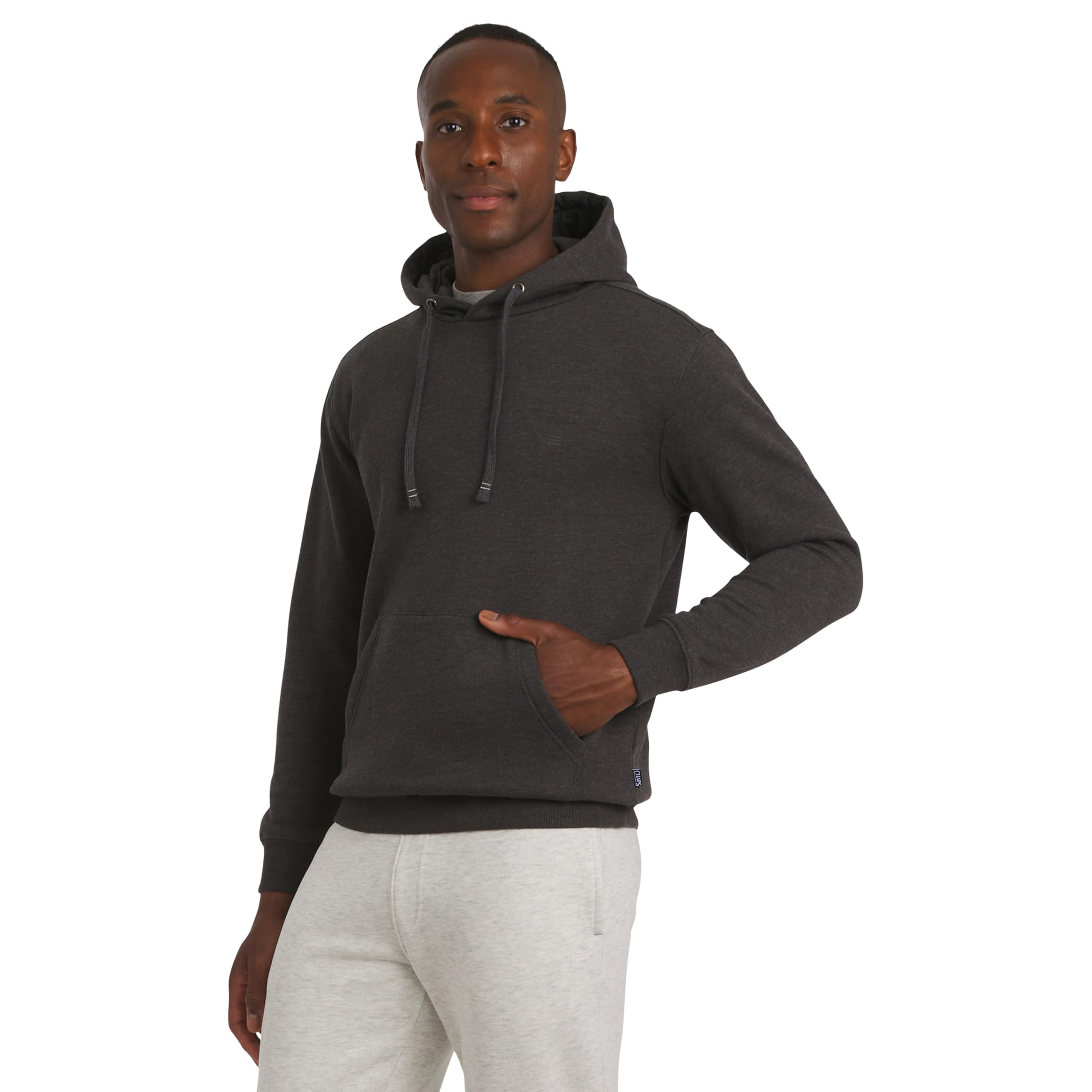 Chaps Herren Everyday Classic Casual Super Soft Fleece Midweight Hooded Sweater Pullover