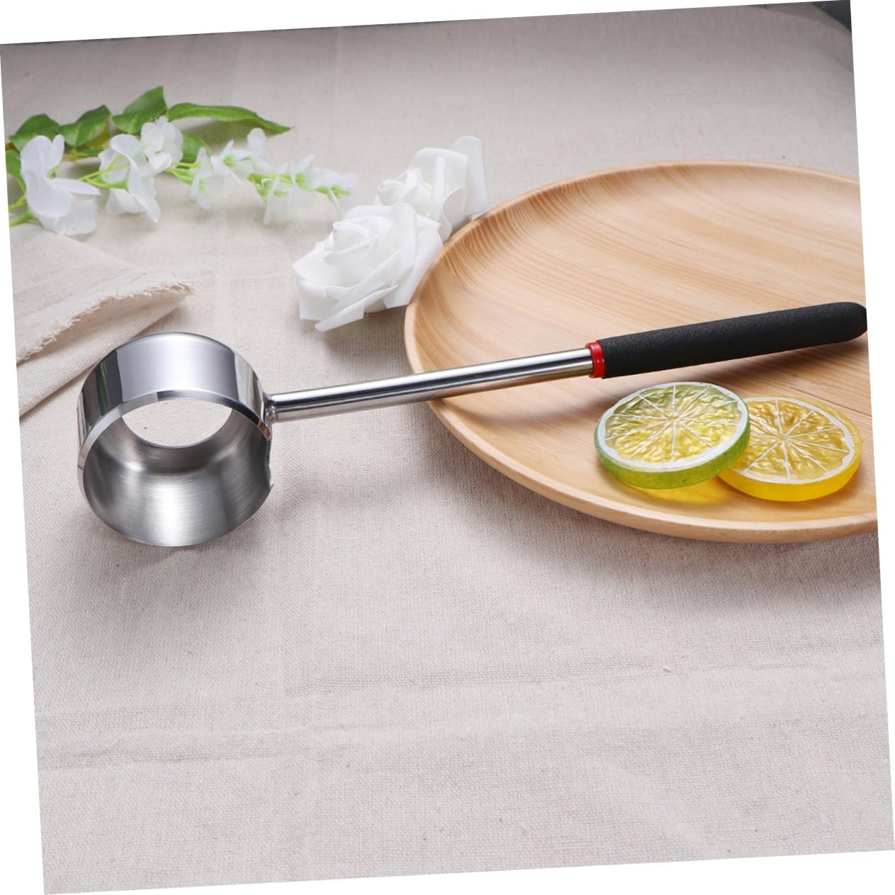 Stainless Steel Coconut Opener Tool Easy-pull Handle Perfect for Home Travel