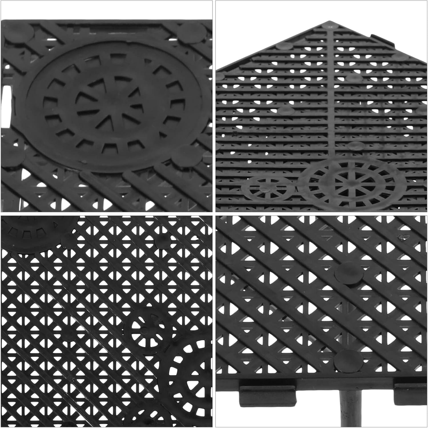 Scicalife Fish Tank Bottom Filter Plate 5.9X5.9 Inch PVC Undergravel Filter Board Water Permeable Aquarium Separator for Large Dragon Fish Breeding and Marine Tanks