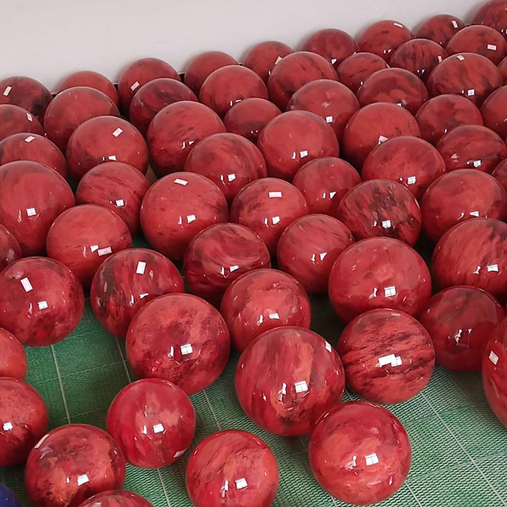 Genérico Bola de Cristal de Cuarzo Rojo Smelt, Esfera de Rubí Natural Rojo Cristal Fundido, Piedra Preciosa para Meditación, Sanación, Feng Shui, Adivinación,Diameter130mm=5.11''