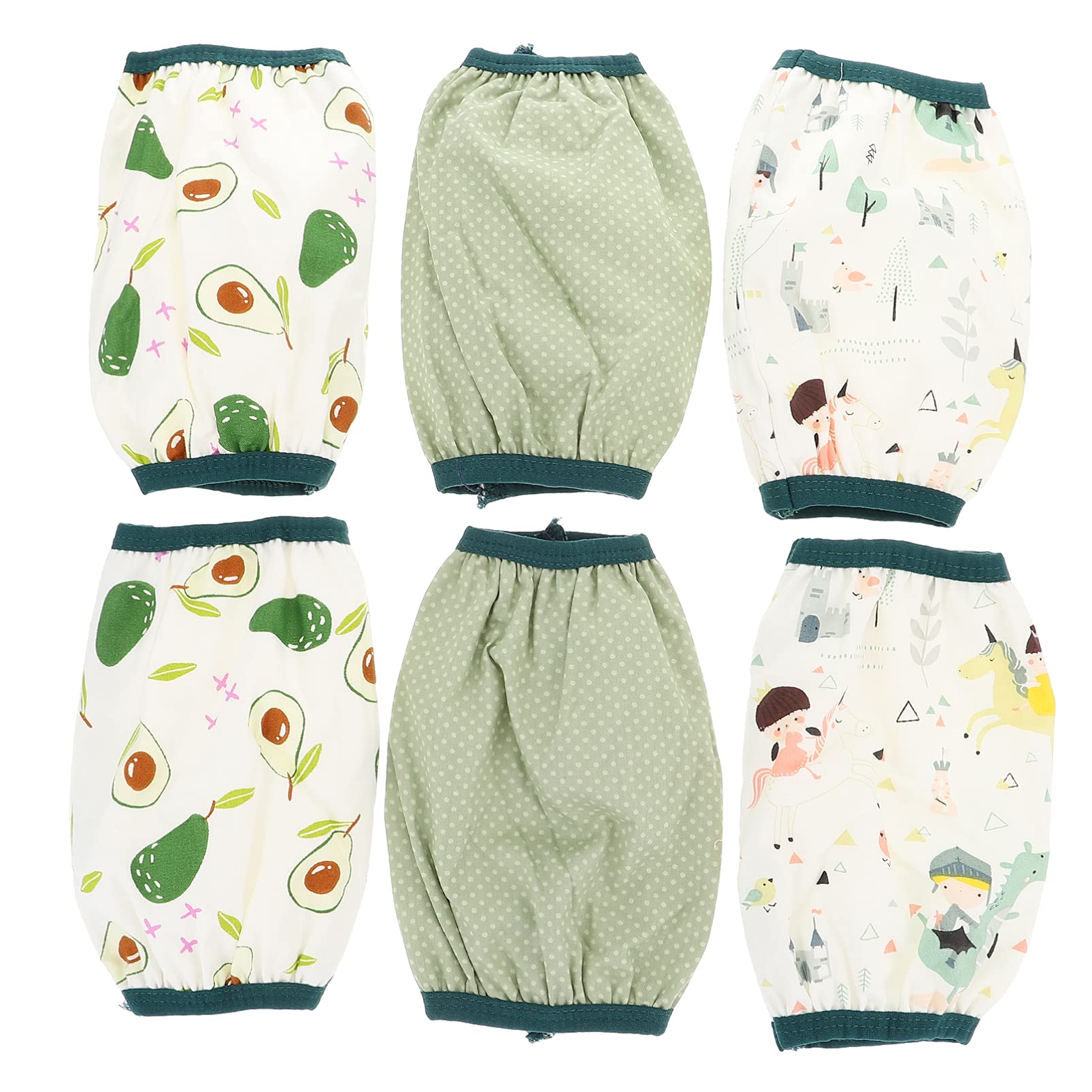 TOYANDONA 3 Pairs Kinder Ärmelschonern wasserdichte Kinder Oversleeve Oversleeve Wasserdicht Cartoon e Baby e