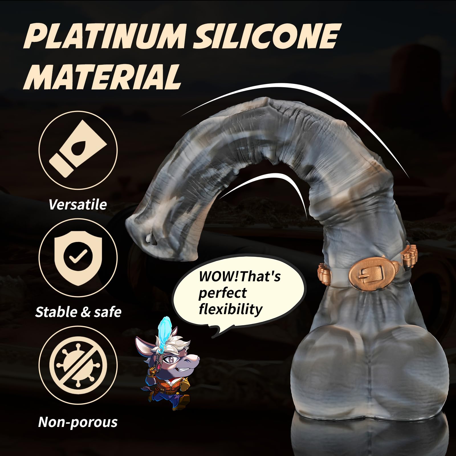 Dildo Squirt Adult Sex Toy, 13.8" NOTHOSAUR Hunter Jack Squirting Dildo Ejaculating Dildo Butt Plug Anal, Anal Dildo Huge Thick Realistic Dildo Suction Cup, Strap On Dildo Anal Toys Sex Toy Men Gay: 2X-Large Bounty Noir