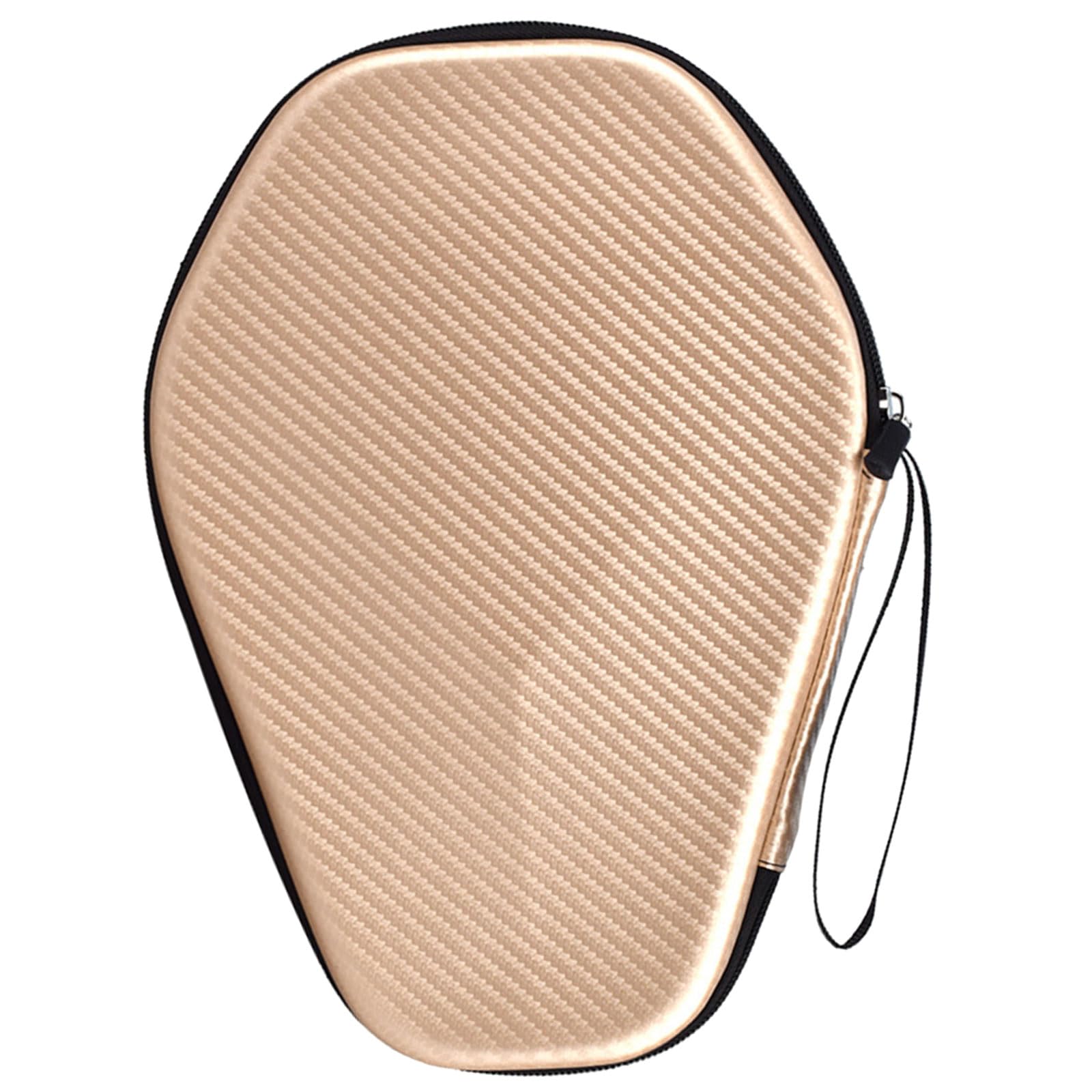 Uzztfa Sac étanche Pour Raquettes De Tennis De Table – Housse En Forme De Gourde, Avec Poche, Motif Feuille Bleue, Transport Facile