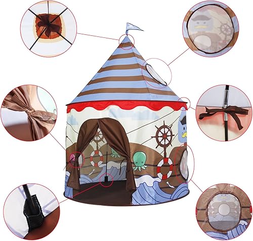 Miniatura 5 de Tienda de campaña para niños al aire libre, casa de juegos de interior para niños, tiendas de campaña para niños pequeños, juego de regalo para
