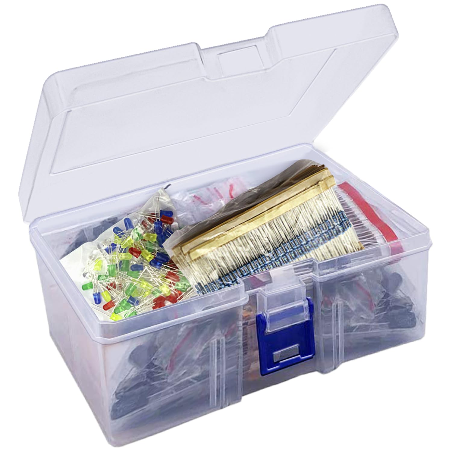 DaFuRui Electronics Component Fun Kit with Power Supply Module, Jumper Wire kit (Electronic kit)