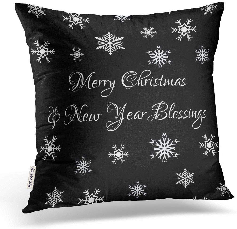 Coussin Merry Christmas decoration salon pour des fetes chaleureuses en famille