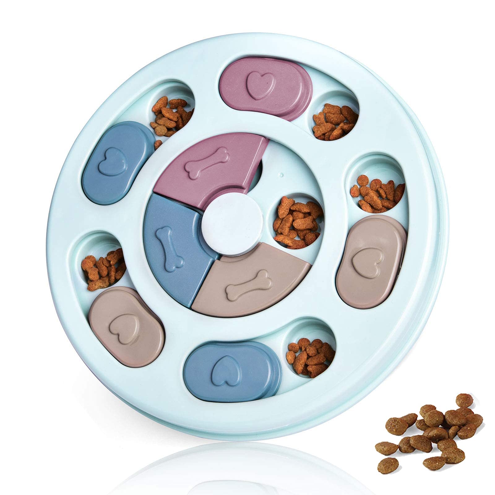 Suwikeke Dog Puzzle Toys, Interactive Dog Game Puzzle Toy, Treat Dispensing for Puppy Training Playing, Slow Feeder to Aid Small Dog Digestion, Improve Pet IQ, Specially Designed for Training Treats