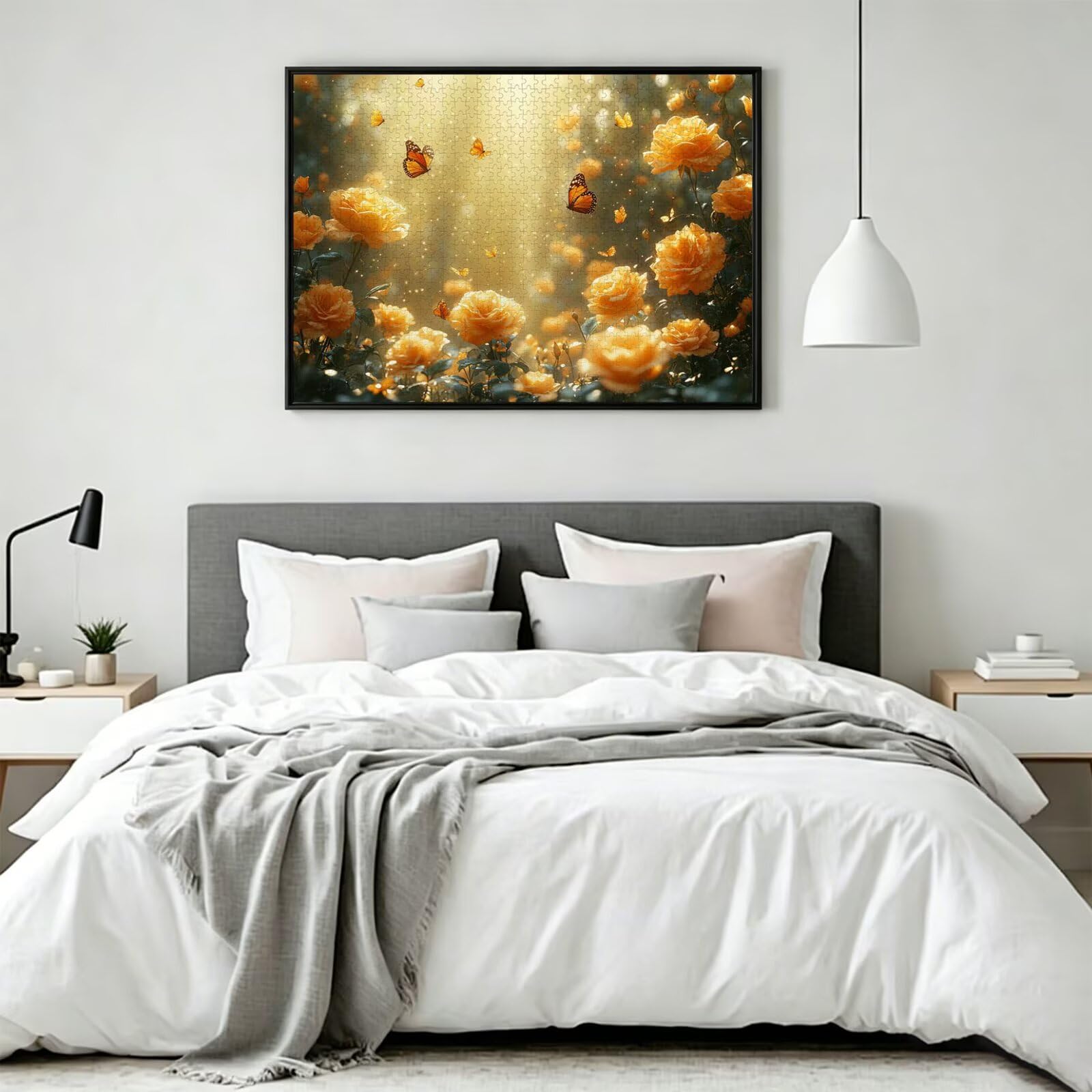 Puzzle 5000 Teile für Erwachsene, 3D Puzzle Rose Holzpuzzles, n-543