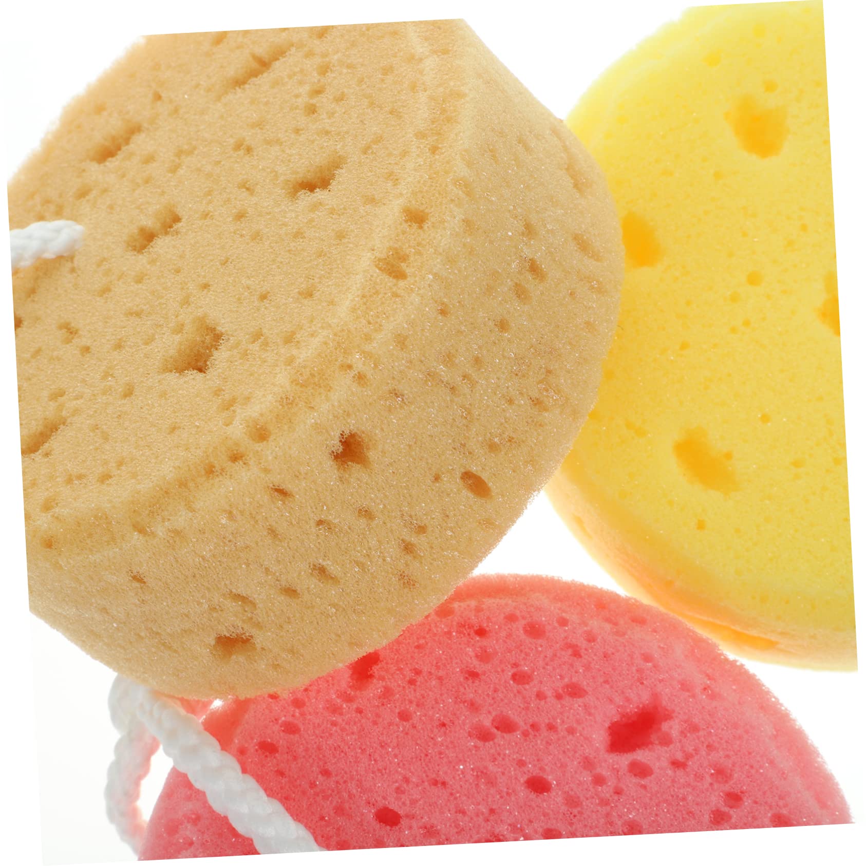Healeved 12 Piezas esponja de baño esponja exfoliante corporal depurador de cuerpo de ducha esponjas depurador de piel de baño esponja exfoliante de ducha ronda Bola de baño