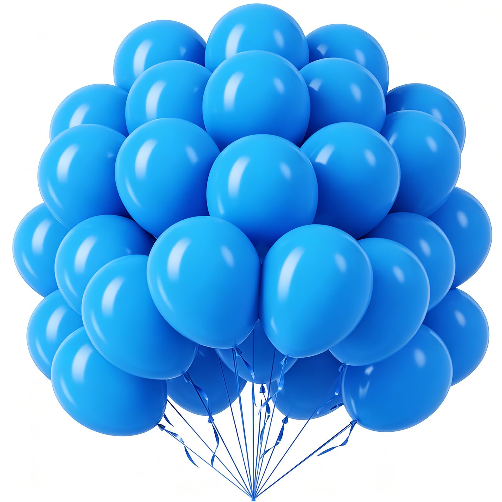 Sky Blue Balloons, 100pcs 12 Inch Sky Blue Latex Balloons, Perfect for Gender Reveal, Boys Birthday, Baby Shower, Christening, Garden Gathering, Celebration Events & Bright Sky Party Decorations