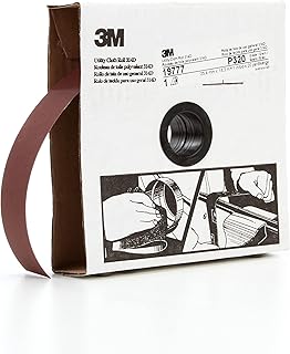 Cubitron 3M Utility Cloth Roll 314D, 1 in x 20 yd P320 J-Weight, Maroon