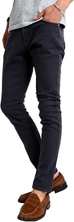 Improves Mens Stretch Slim Skinny Color Chino Pants