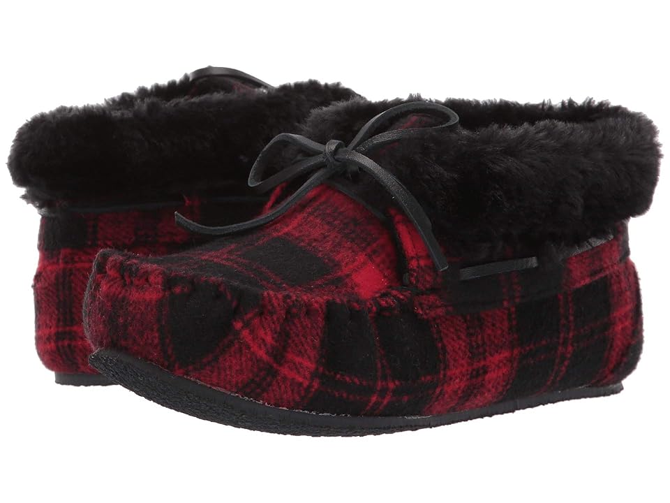 

Minnetonka Chrissy (Red Plaid) Women's Slippers