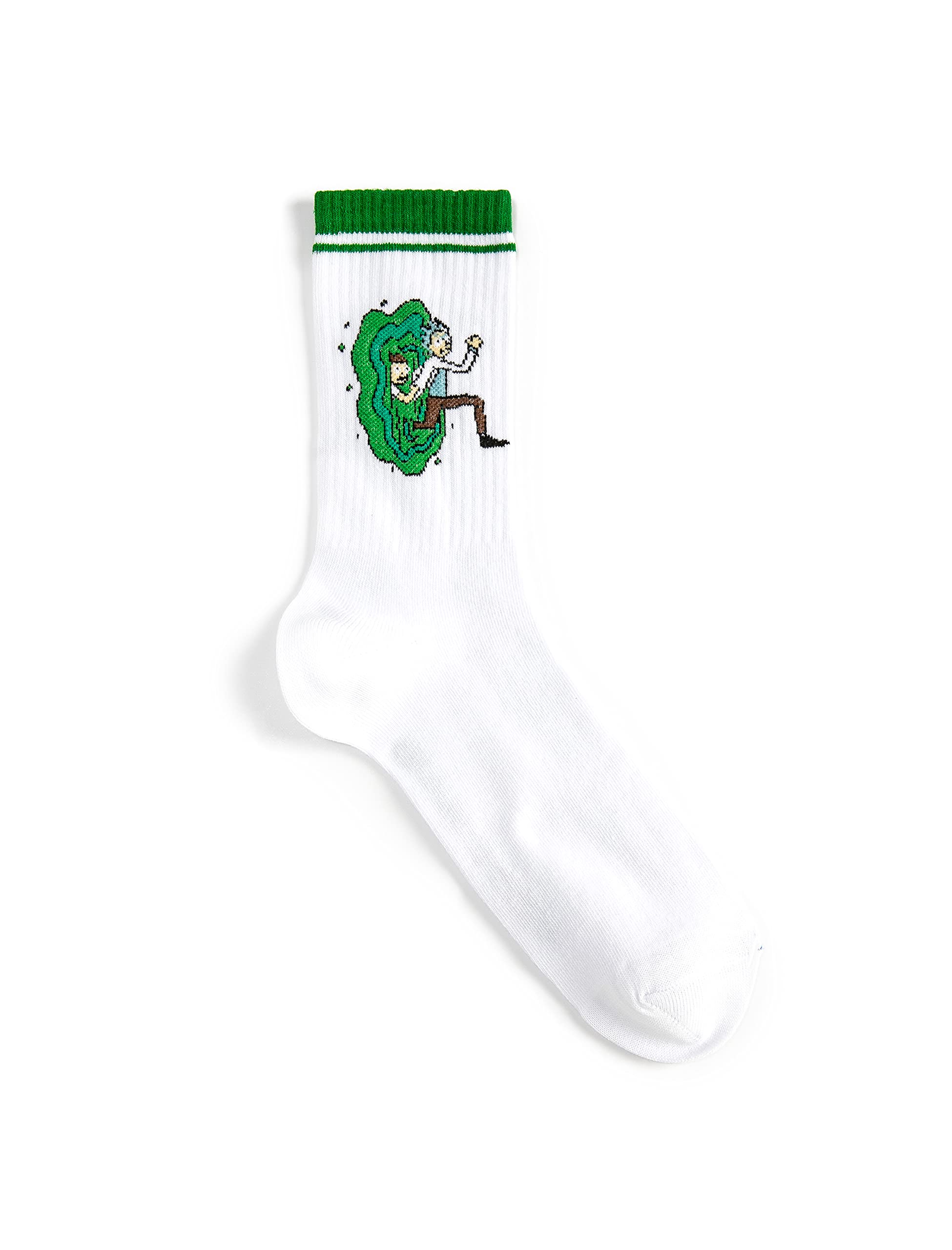 Rick and Morty Soket Çorap Lisanslı İşlemeli