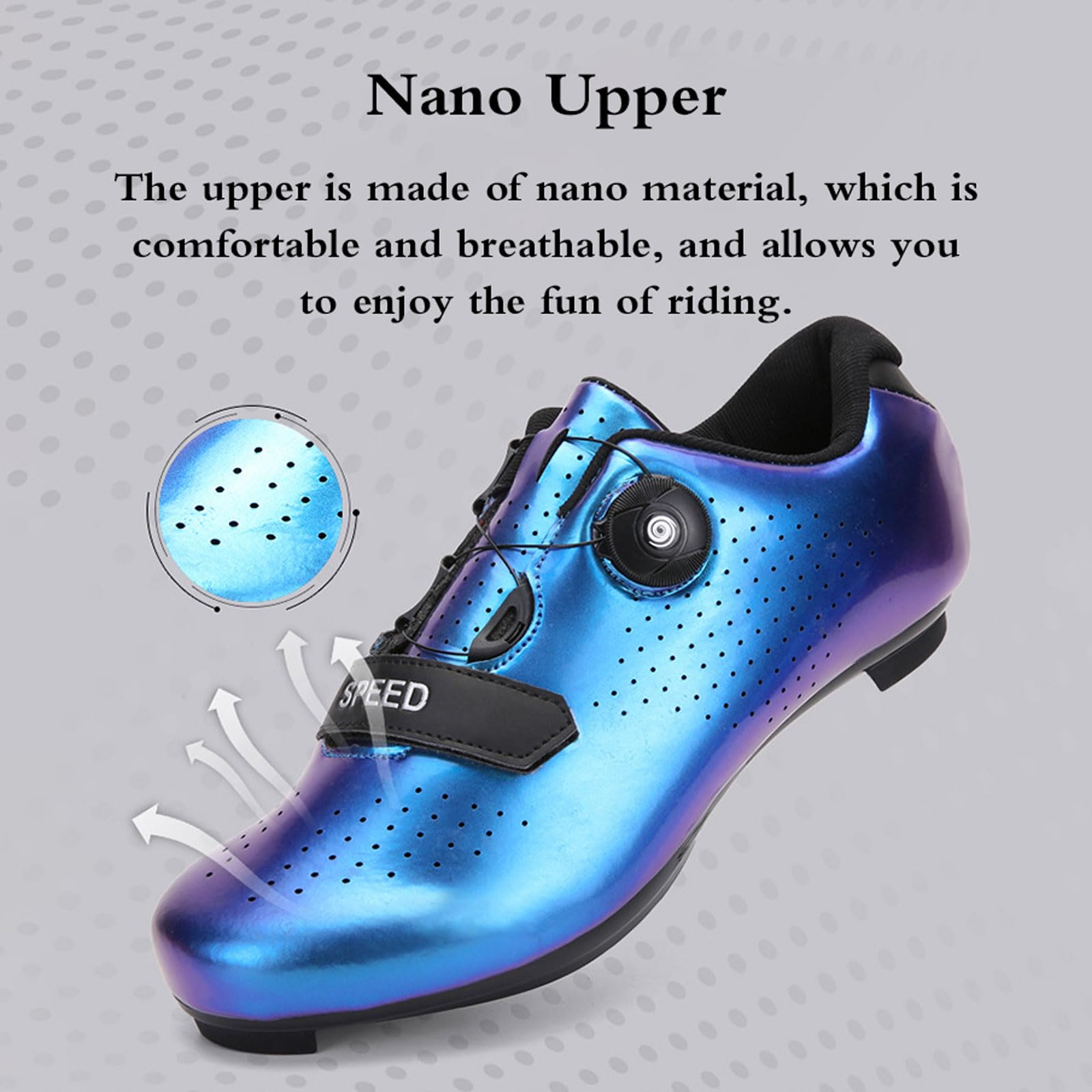 Scarpe Ciclismo Uomo,Scarpe Ciclismo,Scarpe Ciclismo per Bici da Strada,Scarpe da Ciclismo da Bici,Scarpe da Ciclismo Uomo Strada,Traspirante,Leggero,Mountain Bike per Bici da Strada.