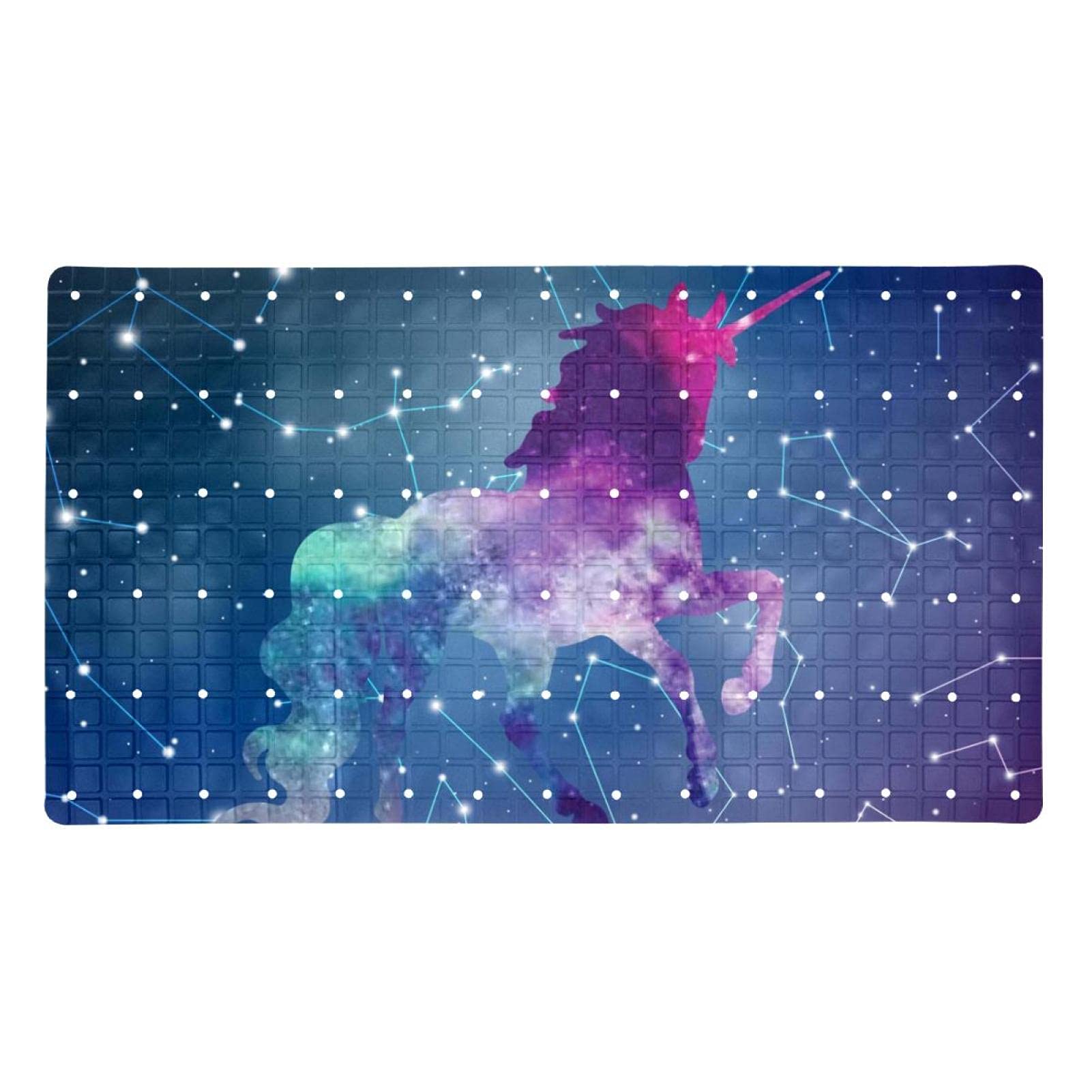 Tapis de bain pour s'asseoir antidérapant licorne pour bébé