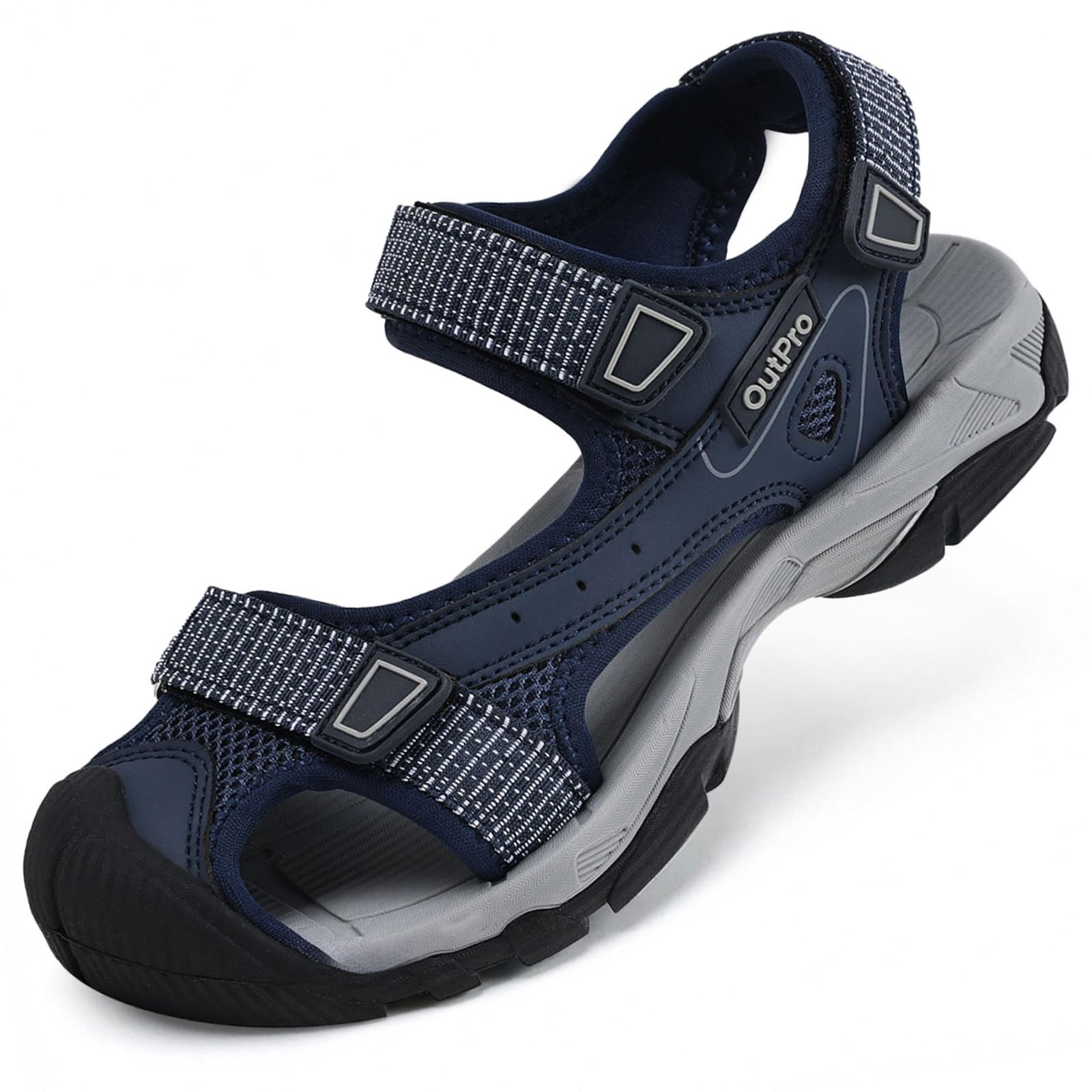 Damen Wander Trekkingsandalen wasserdicht geschlossener Zehenpartie bequeme Outdoor Sandalen für Sommer Strand Wandern Camping