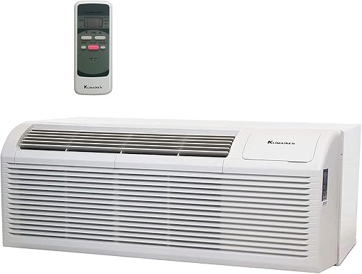 Amazon Com Klimaire 15 000 Btu Ptac Air Conditioner With Wall Sleeve Aluminum Grille Remote Control Electric Heater 208 230v Home Kitchen