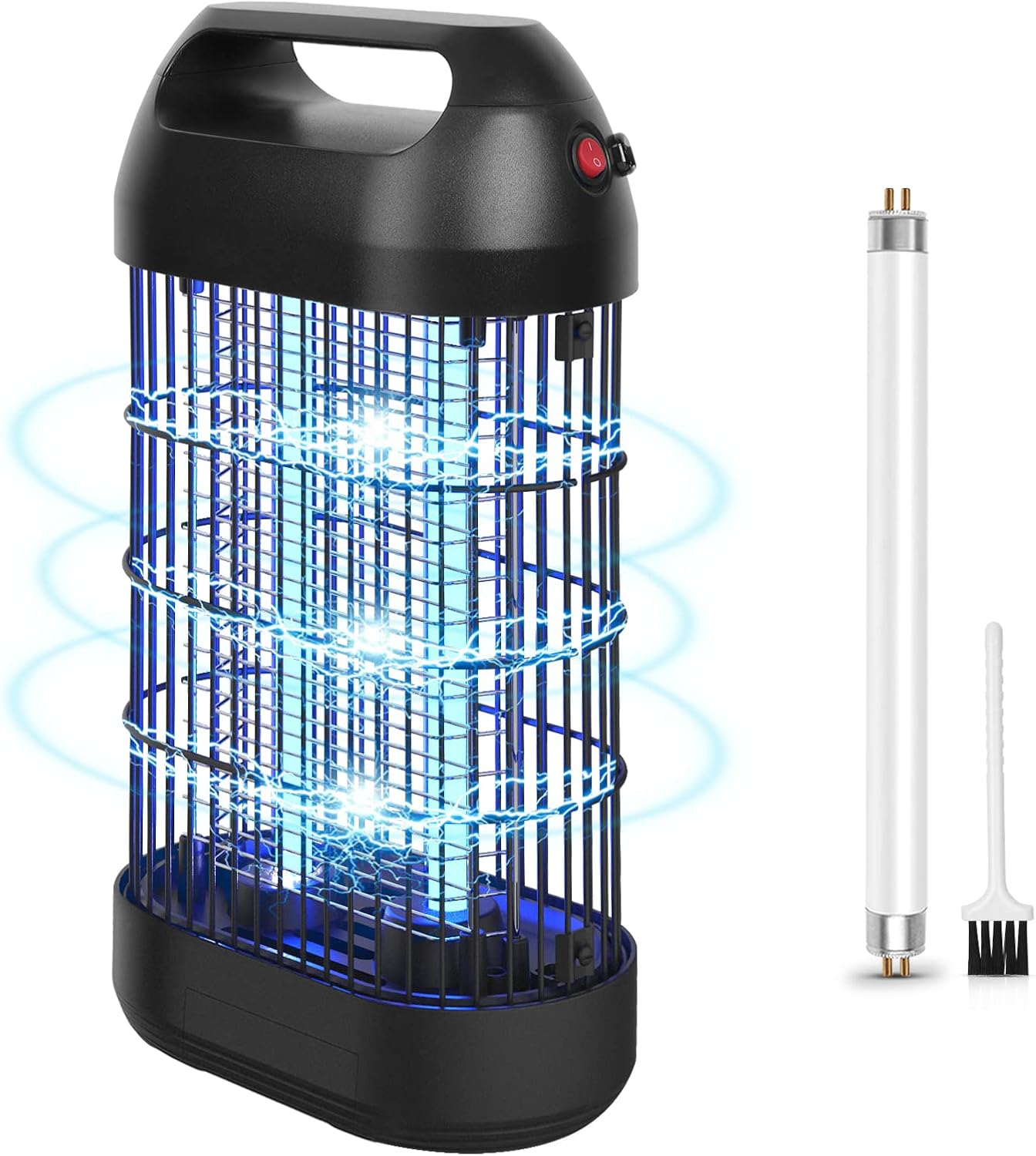 Insektenvernichter Elektrisch 2 Stück, Mückenlampe Mit UV Licht, Plug-in-Blaulicht Insektenfalle Keine Giftigen Chemikalien, Tragbarer Fliegenfalle Innenbereich Für Küche, Schlafzimmer - Foto 9