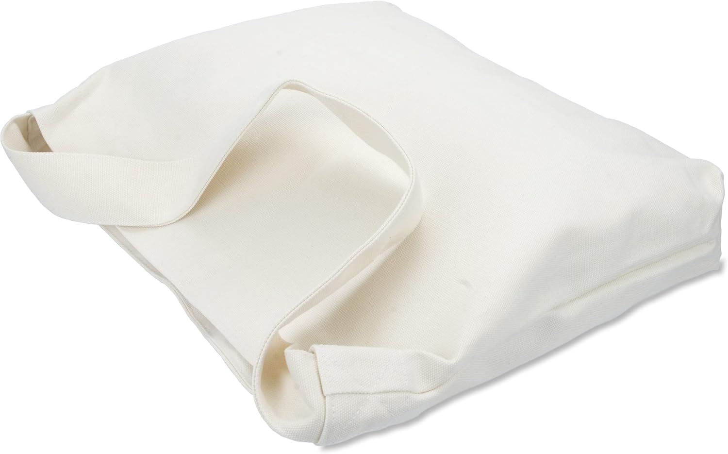 Canvas Bag with Magnetic Snap Large Size Simple Design Thick and Sturdy - Image 3