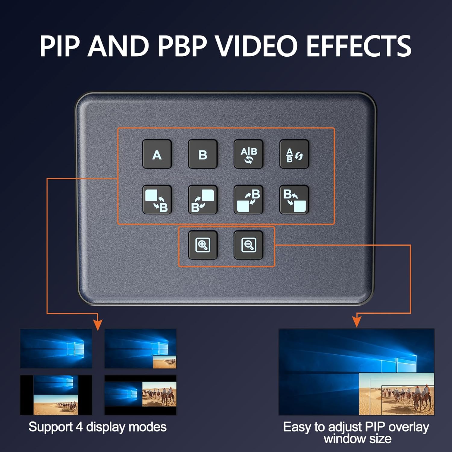 Video Switcher for Live Streaming, Dual 4K HDMI Input Capture Card for Streaming, USB 3.0 Audio Video Capture Card HDMI Switcher Record in 1080P 60FPS Low Latency, Compatible with Xbox/PS5/PS4/OBS/PC