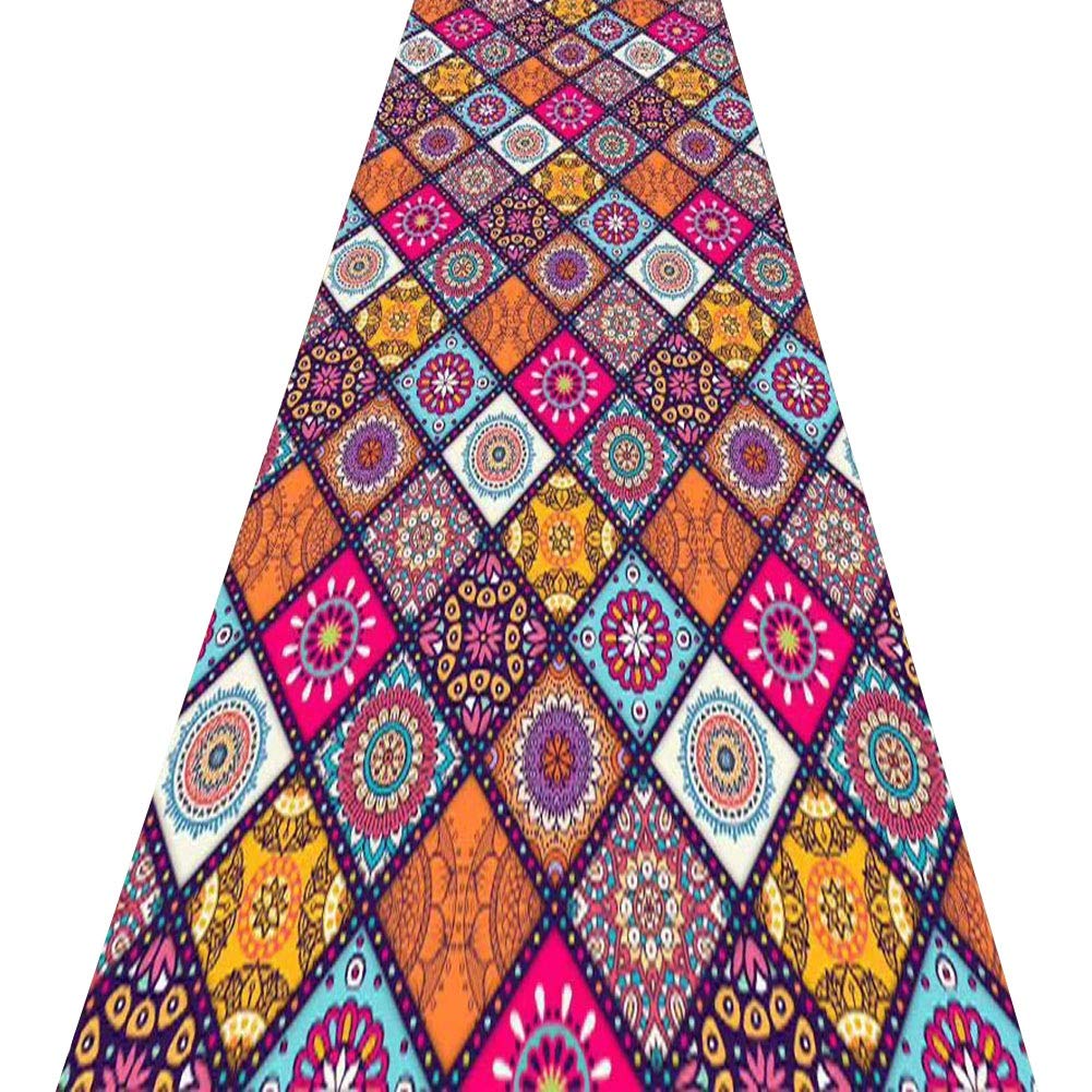 Tapis de passage bohémien de 6mm pour couloir et salon en taille 1.4x6m