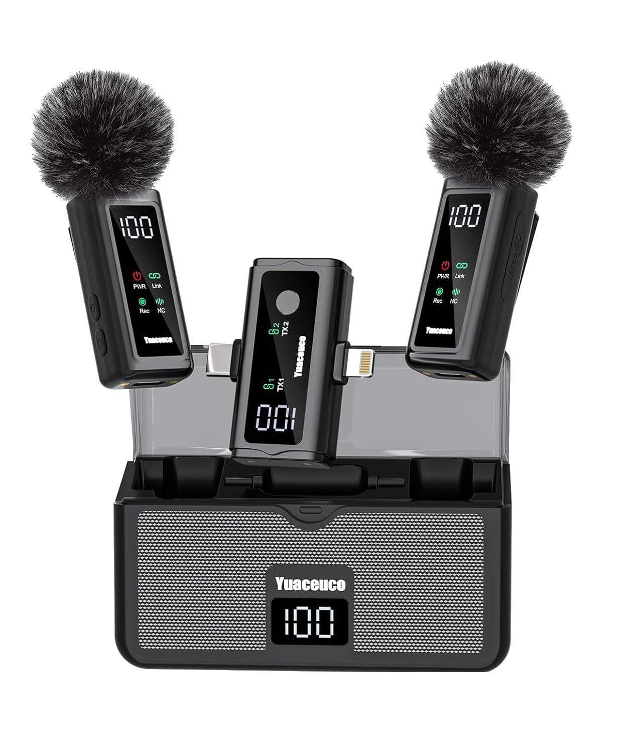Wireless Lavalier Microphone for Phone Laptop Camera