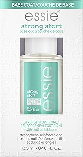 essie Nail Care, 8-Free Vegan, Strong Start Base Coat, strengthening nai...