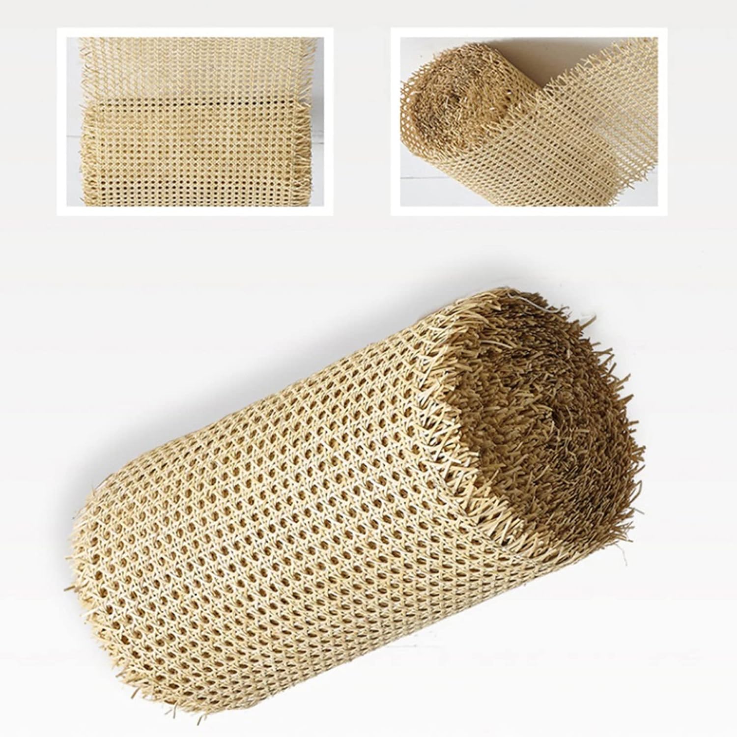 天然籐ウェビング本インドネシア籐ロール壁装飾家具修理材料 DIY (Size : 80cmx300cm(32inx119in))