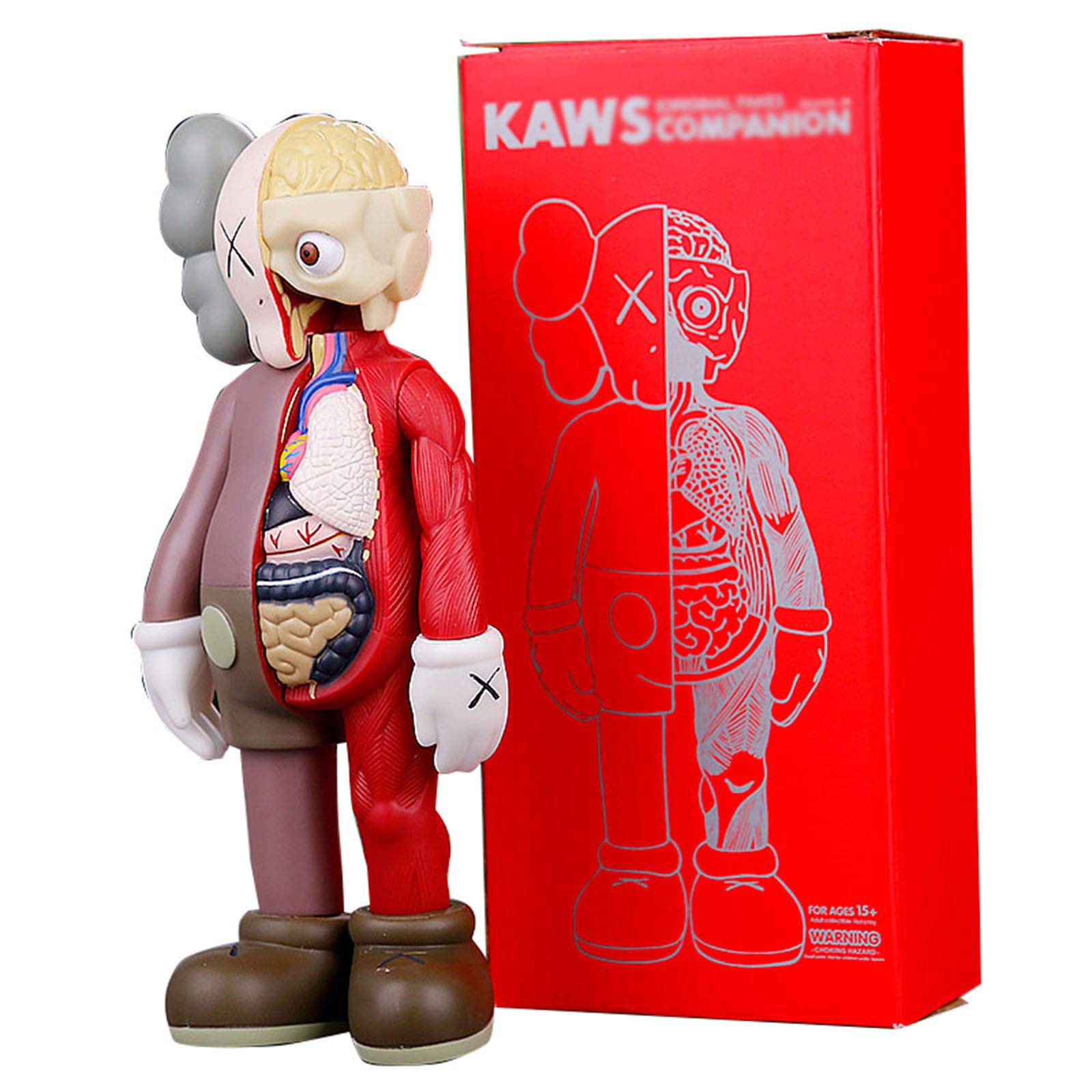 Kaws Figure Anatomy Companion Collectible Figures Shop Decoration Figure Birthday Gift PVC Model 8 Inches / 20CM(Color:C)