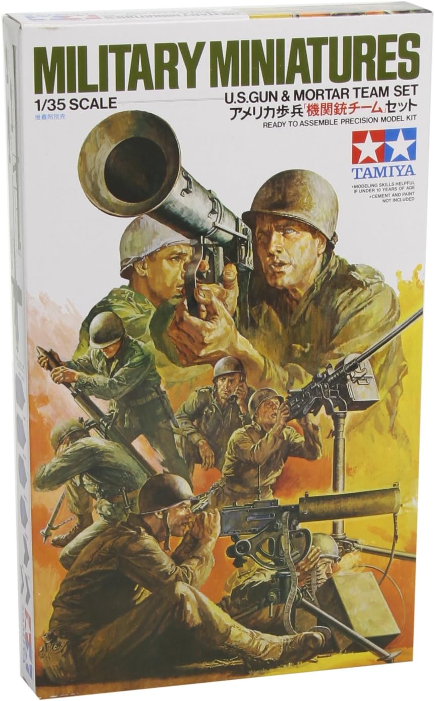 35086 U.S. Gun and Mortar Team Model Kit