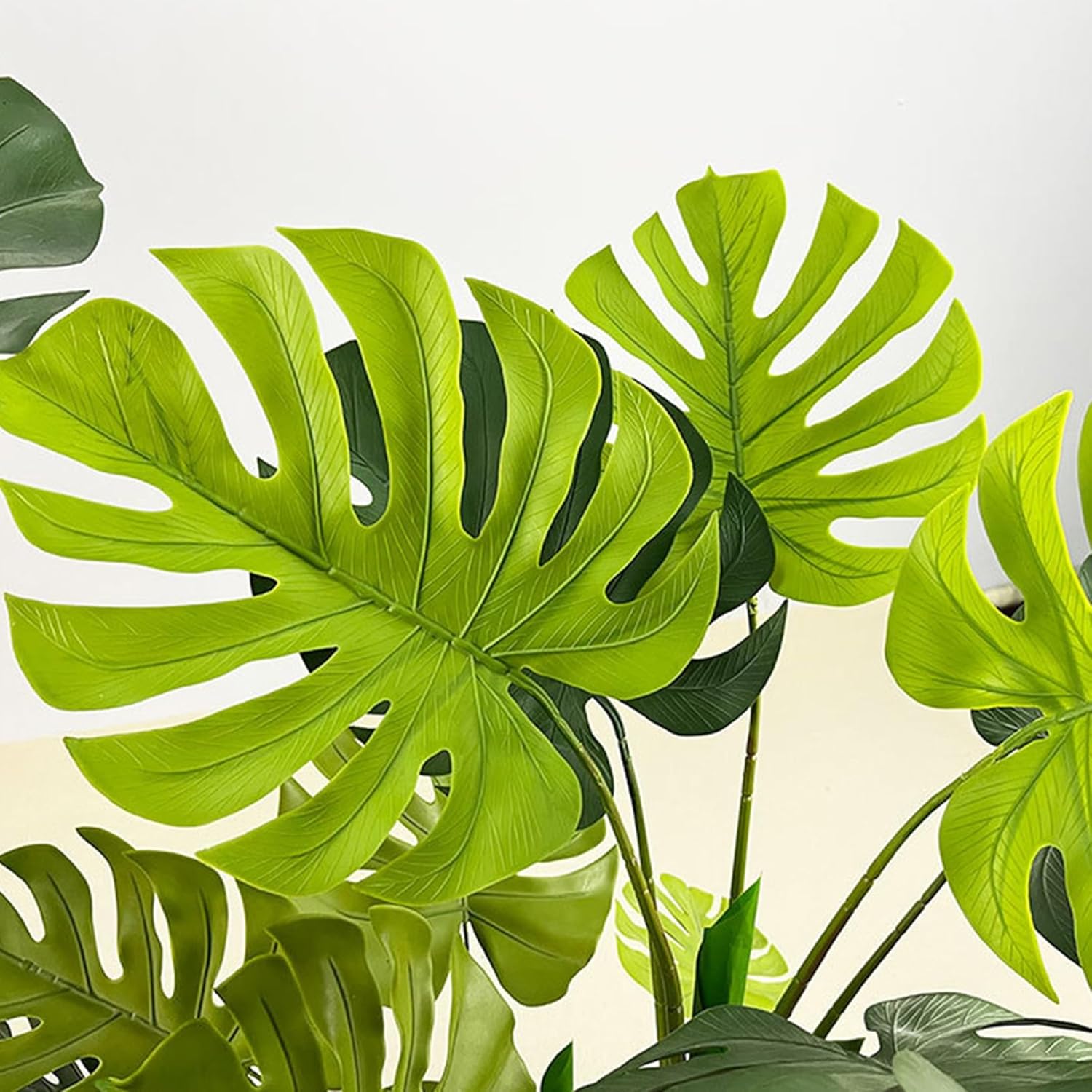 フェイクグリーン 観覧植物 人工観葉樹 フェイクモンステラ オフィス 室内 屋内 インテリア 大型 鉢付き 【技】 おしゃれ オフ