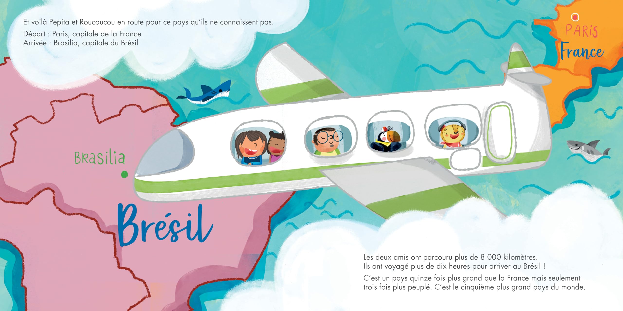 Roucoucou et Pepita découvrent... le Brésil
