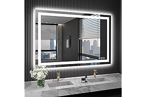 LOAAO LED Bathroom Mirror with Lights - Your Illuminated Vanity Haven